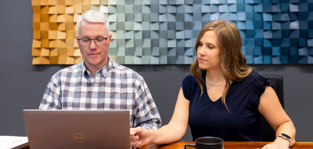 Financial planners presenting webinar on digital estate planning in Kansas City including legacy contacts setup for Apple, Google, and Facebook.