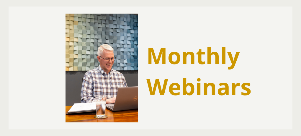 Financial Planner leading webinar